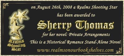 Realms on Our Bookshelves award